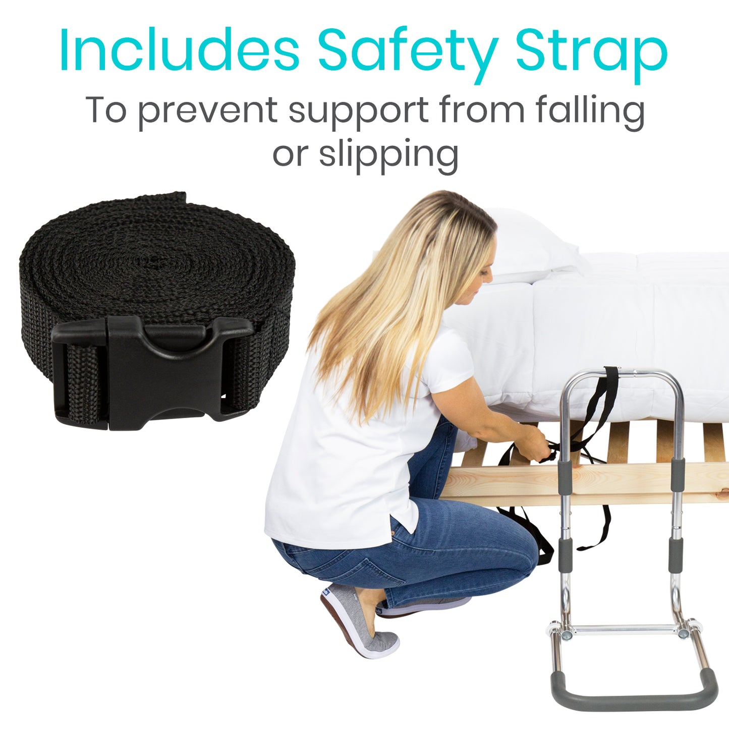 Vive Compact Bed Rail with Bag