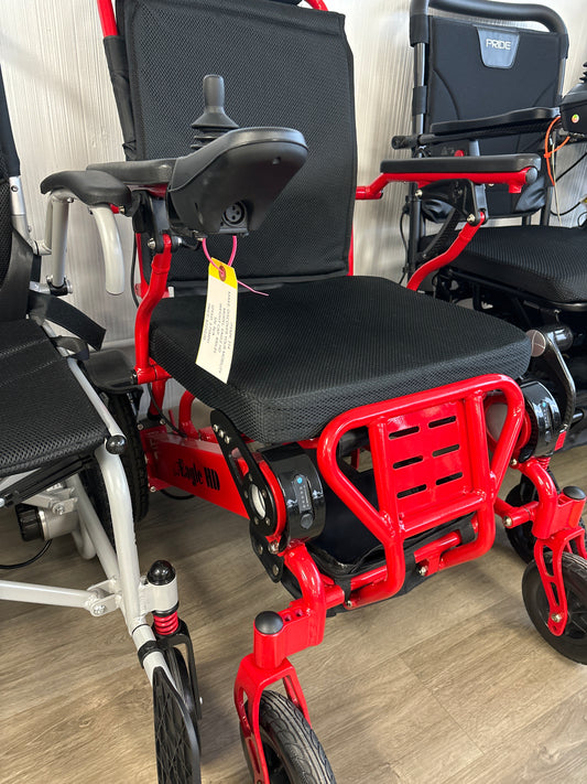 Discover Your Mobility Eagle HD Folding Powerchair [Red]