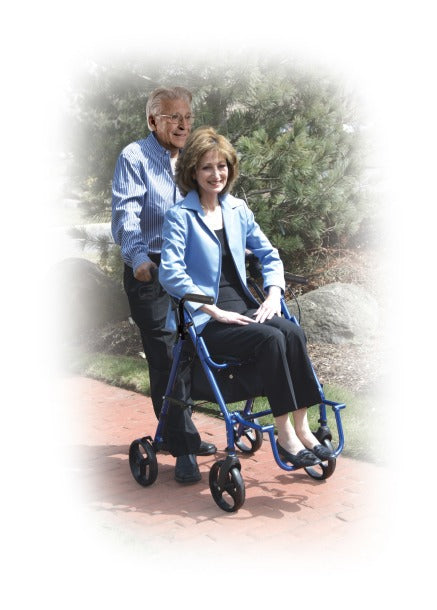 Duet Rollator/Transport Chair, 8" Casters