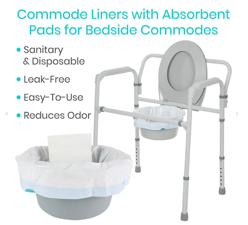 VIVE COMMODE LINERS 24P