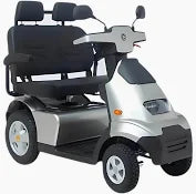 Afikim Afi-Scooter S4 Wide Seat [Silver]