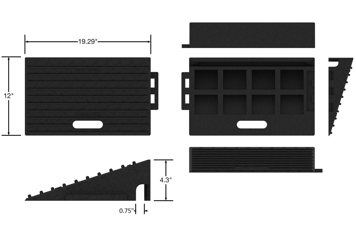 Curb Ramps [Black]